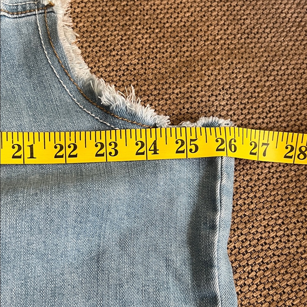 DYN‎ Frayed Denim vest plus size 2X - Picture 4 of 9